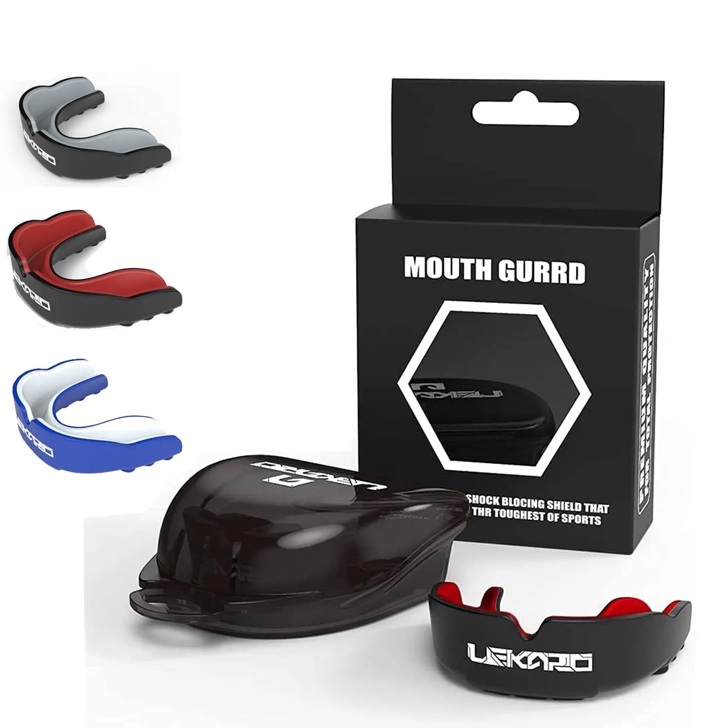 Adult Sports Mouthguard Muay Thai Boxing Teeth Protection Mma Fighting Mouth Guard Children Rugby Fight Training Braces